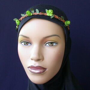 Green Flower Headband